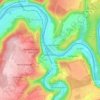 Wertheim topographic map, elevation, terrain