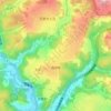 西伊敷 topographic map, elevation, terrain