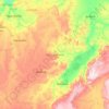 Haut-Lomami topographic map, elevation, terrain