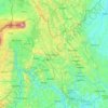 Northern Province topographic map, elevation, terrain