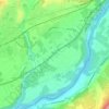 Saint-Sauveur topographic map, elevation, terrain