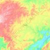 Pindoba topographic map, elevation, terrain