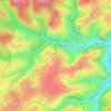 Scheid topographic map, elevation, terrain