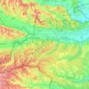 Komitat Vas topographic map, elevation, terrain