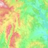 Aínsa-Sobrarbe topographic map, elevation, terrain