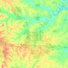 Lincoln Parish topographic map, elevation, terrain