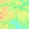 Jacuípe topographic map, elevation, terrain