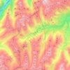 Tujetsch topographic map, elevation, terrain