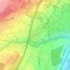 Eysins topographic map, elevation, terrain