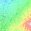 水磨沟区 topographic map, elevation, terrain