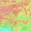Carinthia topographic map, elevation, terrain