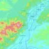 源城区 topographic map, elevation, terrain