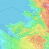 Koper / Capodistria topographic map, elevation, terrain
