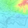 河东镇 topographic map, elevation, terrain