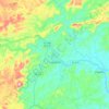 Cajueiro topographic map, elevation, terrain