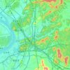 昭山镇 topographic map, elevation, terrain