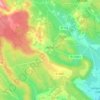 Nizas topographic map, elevation, terrain