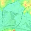 North Wagga Wagga topographic map, elevation, terrain