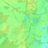 Berlin topographic map, elevation, terrain