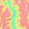 燕门乡 topographic map, elevation, terrain