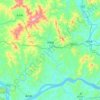 岭脚镇 topographic map, elevation, terrain