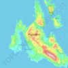 Cephalonia topographic map, elevation, terrain