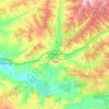 El Burgo de Osma-Ciudad de Osma topographic map, elevation, terrain