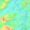 Carmo de Minas topographic map, elevation, terrain