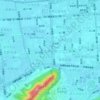 古荡街道 topographic map, elevation, terrain