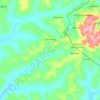Nyakakoni topographic map, elevation, terrain