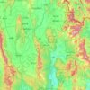 Phayao topographic map, elevation, terrain