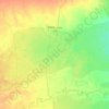 轮南镇 topographic map, elevation, terrain