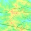 Simpsonville topographic map, elevation, terrain