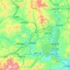 双滦区 topographic map, elevation, terrain