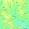 野市乡 topographic map, elevation, terrain