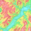 Trier topographic map, elevation, terrain