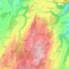 Jorat-Menthue topographic map, elevation, terrain