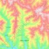 黄羊关藏族乡 topographic map, elevation, terrain