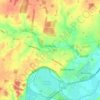 Ditchingham topographic map, elevation, terrain