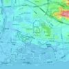 沙河街道 topographic map, elevation, terrain