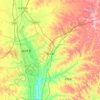 青云镇 topographic map, elevation, terrain