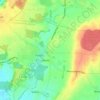 Potton topographic map, elevation, terrain