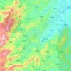 遂川县 topographic map, elevation, terrain