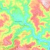 Armùngia/Armungia topographic map, elevation, terrain