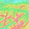 Kranjska Gora topographic map, elevation, terrain
