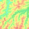 Hyco Lake topographic map, elevation, terrain