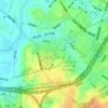 狮子山街道 topographic map, elevation, terrain