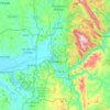 Coimbra topographic map, elevation, terrain