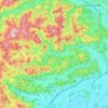 Dobrova-Polhov Gradec topographic map, elevation, terrain