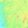 Koinadugu District topographic map, elevation, terrain